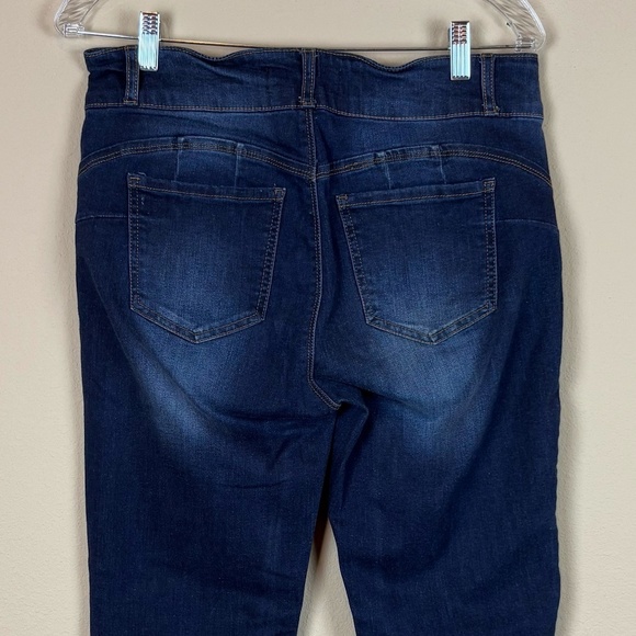 Enjean Denim Co. Dark Skinny Cotton Blend Jeans; Size 15 (Juniors) - Picture 7 of 12